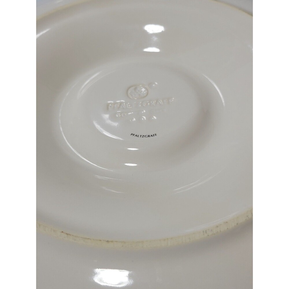 Notre Dame Pfaltzgraff Fighting Irish Football Party Chip & Dip Platter 11” - Picture 4 of 4